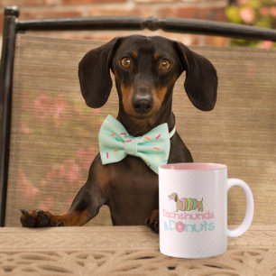 Dachshunds- och Donuts-kaffe Mugg