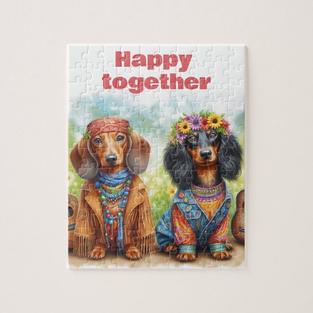 Dachshunds Pussel (Vertikal)