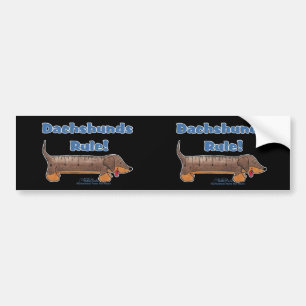 Dachshunds-regel Bildekal