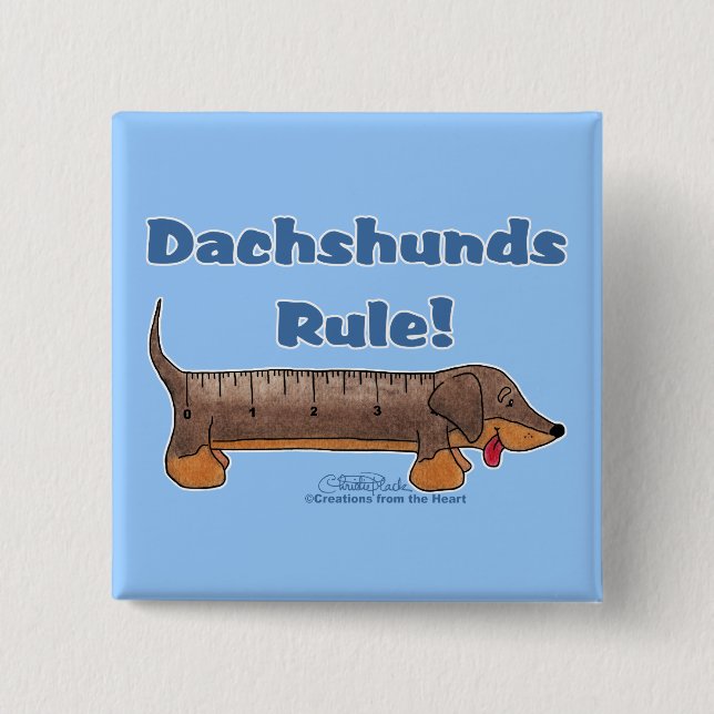 Dachshunds-regel Knapp (Framsida)