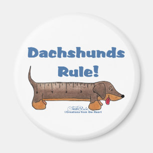 Dachshunds-regel Magnet