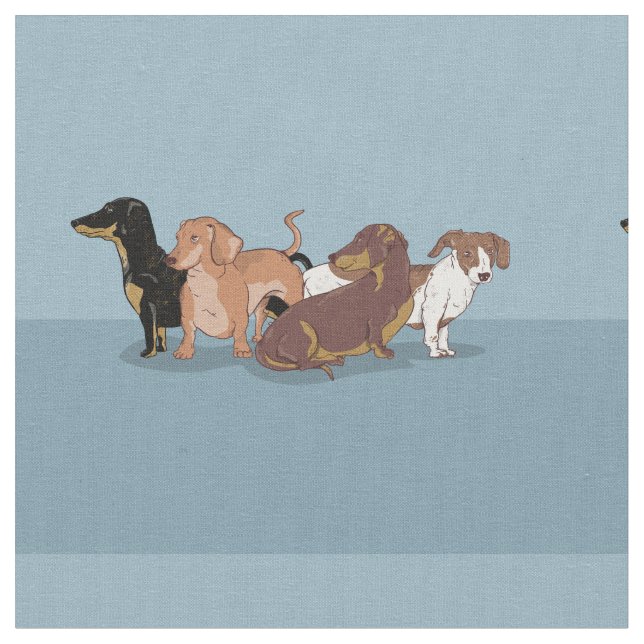 Dachshunds Tyg (Närbild)