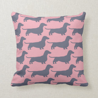 Dachshunds Wiener Hundar Mönster Roligt Doxie Älsk Kudde