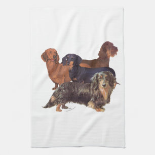 Dachshundvarianter Kökshandduk