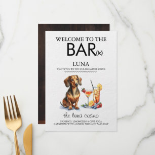 Dachsund Bar Meny