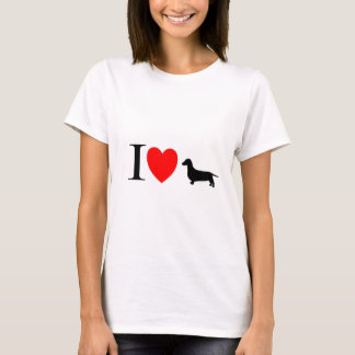 Dachsundälskaregåvor "älskar jag Dachsunds ", Tee