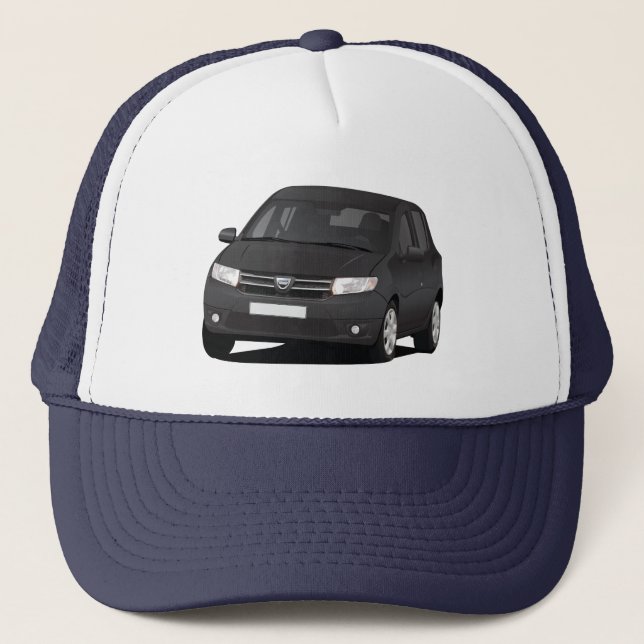 Dacia Sandero - illustration - svart Keps (Framsida)