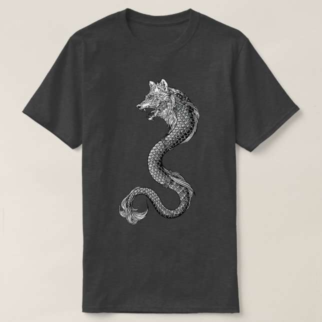 Dacian Varg eller Dacian Draco T Shirt (Design framsida)