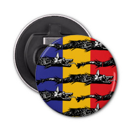 Dacian Varg - tricolor flagga Flasköppnare