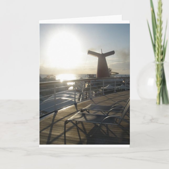 Däck av karnevalförnimmelsen kort (Framsida)