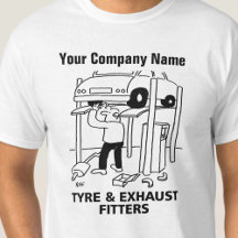 Däck & Avgasanläggning Garage Service T-Shirt
