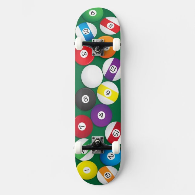 Däck för biljardbassängSkateboard Skateboard Bräda 20,5 Cm (Framsida)