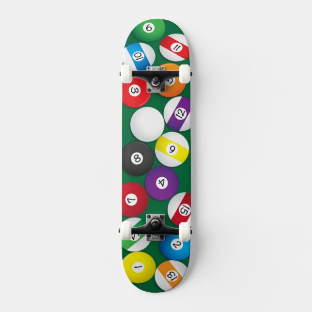 Däck för biljardbassängSkateboard Skateboard Bräda 20,5 Cm (Framsida)