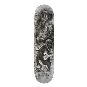 Däck för drakeängelfantasi mini skateboard bräda 18,5 cm