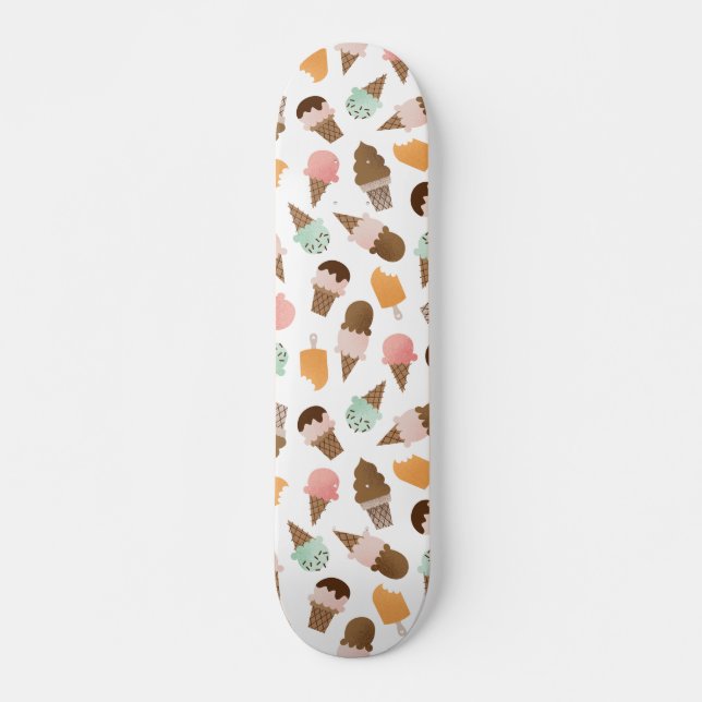 Däck för glasskotteSkateboard Skateboard Bräda 20,5 Cm (Framsida)