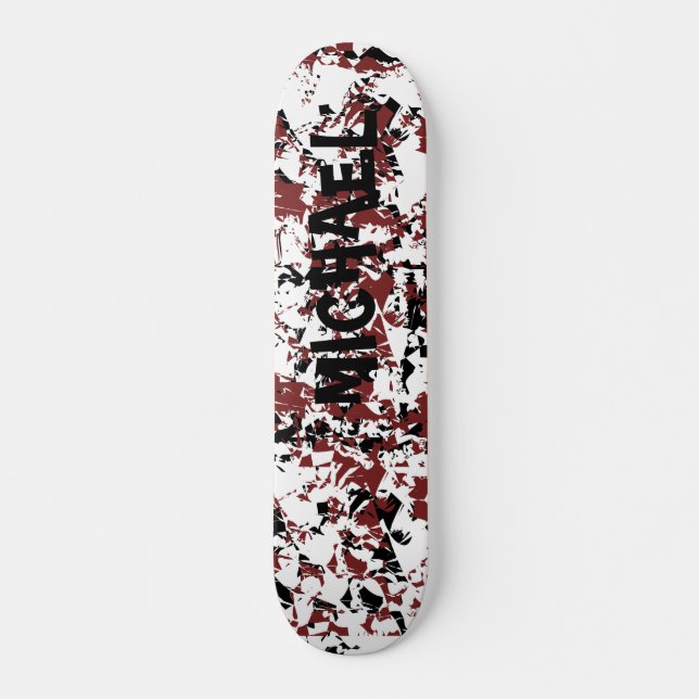 Däck för GrungeSplatterSkateboard Skateboard Bräda 21,5 Cm (Framsida)