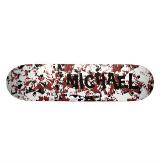 Däck för GrungeSplatterSkateboard Skateboard Bräda 21,5 Cm