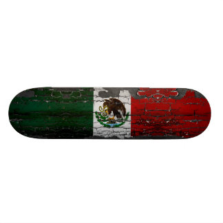 Däck för Mexico flaggaskridsko Mini Skateboard Bräda 18,5 Cm