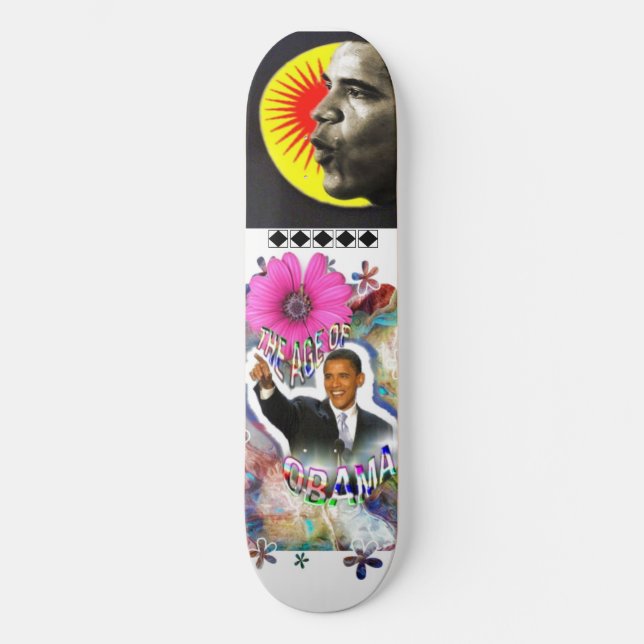 Däck för Obama AquariusSkateboard Skateboard Bräda 20,5 Cm (Framsida)