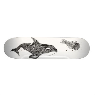 Däck för orca- och manet"mördare" Skateboard