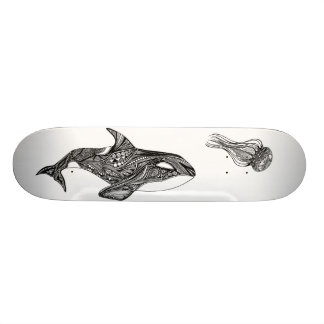 Däck för orca- och manet"mördare" Skateboard