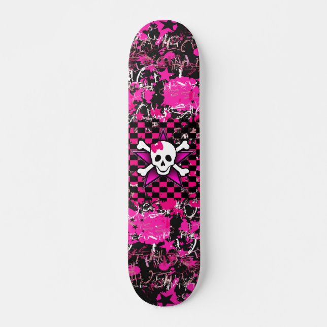 Däck för platsflickaSkateboard Skateboard Bräda 21,5 Cm (Framsida)