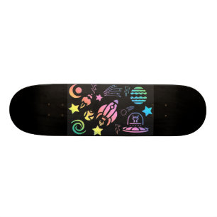 Däck för raketfraktSkateboard Mini Skateboard Bräda 18,5 Cm