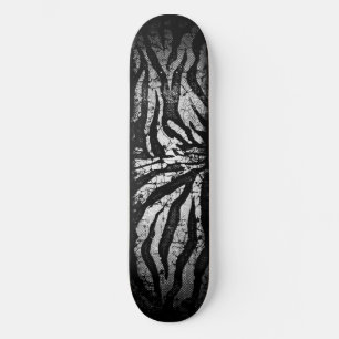 Däck för sebraGrungeSkateboard Mini Skateboard Bräda 18,5 Cm