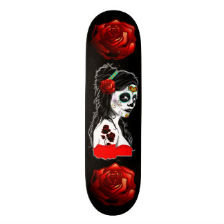 Däck för skateboard för sockerskallepinup bräda 21,5 cm