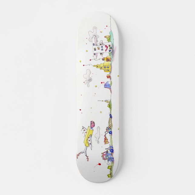 Däck för ungeTownskridsko Skateboard Bräda 20 Cm (Framsida)