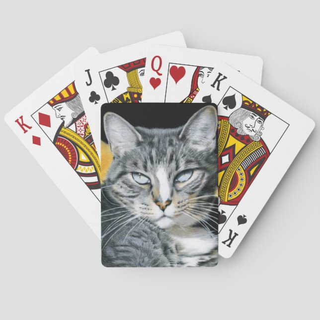 Däck för Zoe kattungekort Casinokort (Baksidan)