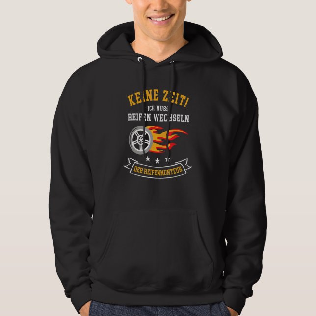 Däck-församlingen Däck Changer Däck Handeln med Hoodie (Framsida)
