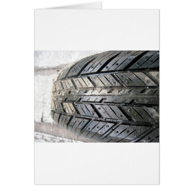 Däck Hälsningskort (Framsidan)