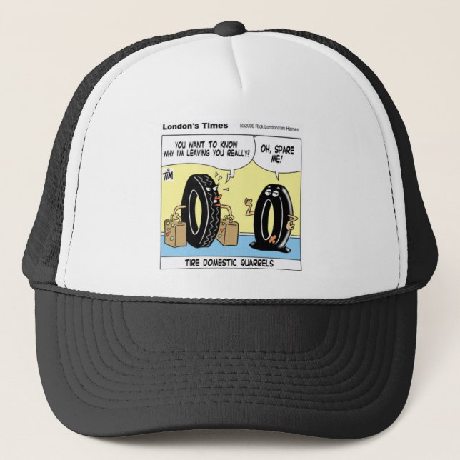 Däck Inhemska Problem Roliga Gåvor T-shirts Samlar Truckerkeps (Framsida)