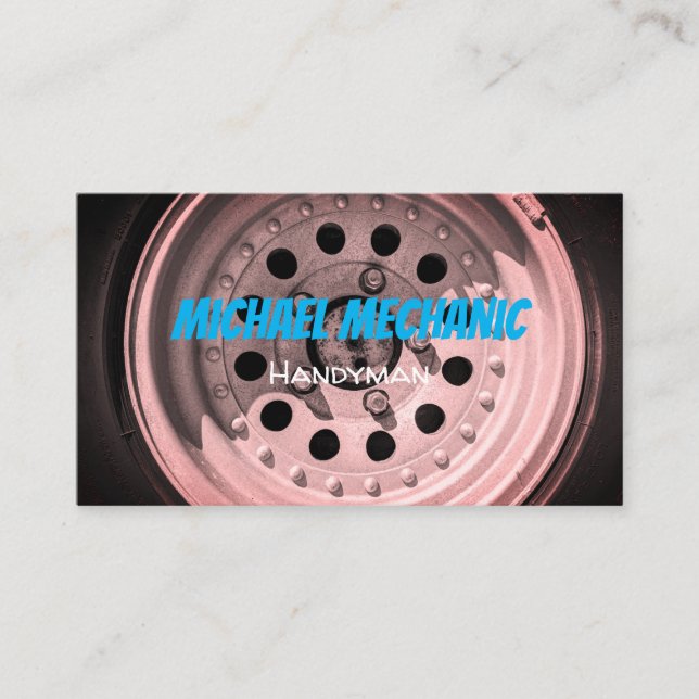 Däck Photography Affärskort Visitkort (Framsida)