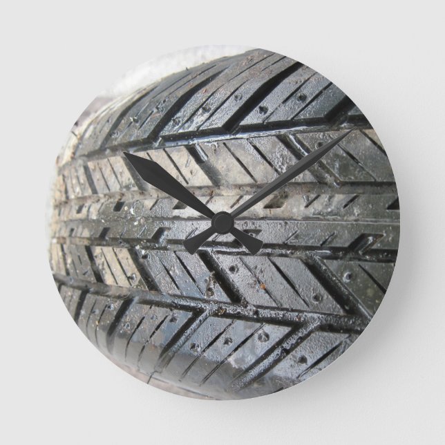 Däck Rund Klocka (Framsida)