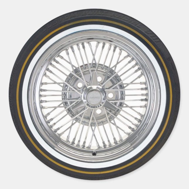 Däck Runt Klistermärke (Framsida)