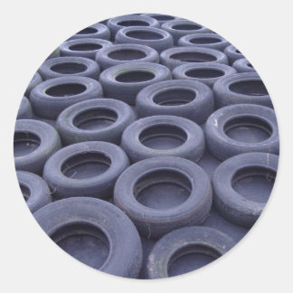 Däck Runt Klistermärke
