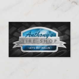 Däck Shop Slogans Affärskort Visitkort