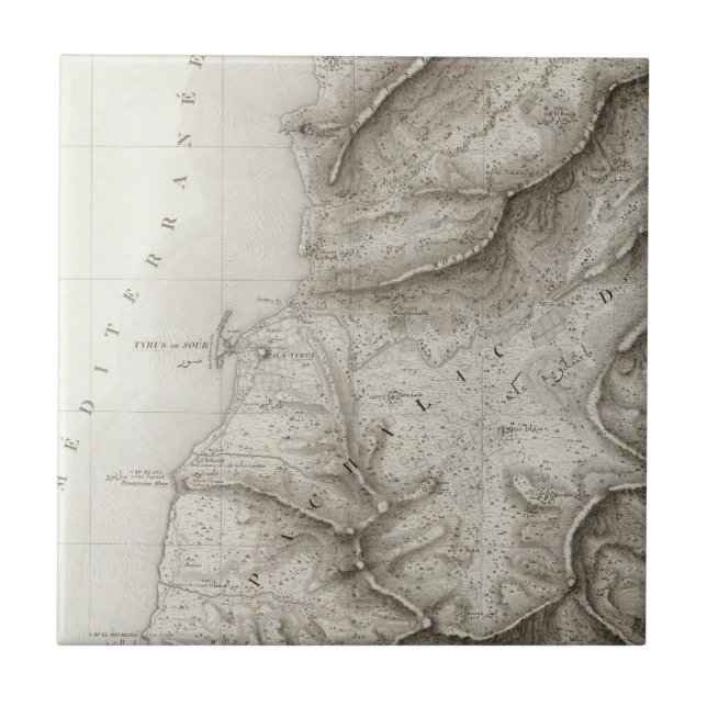 Däck Sidon, Israel Kakelplatta (Framsidan)