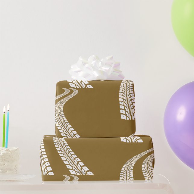 Däck-spår Presentpapper (Skapare uppladdad)