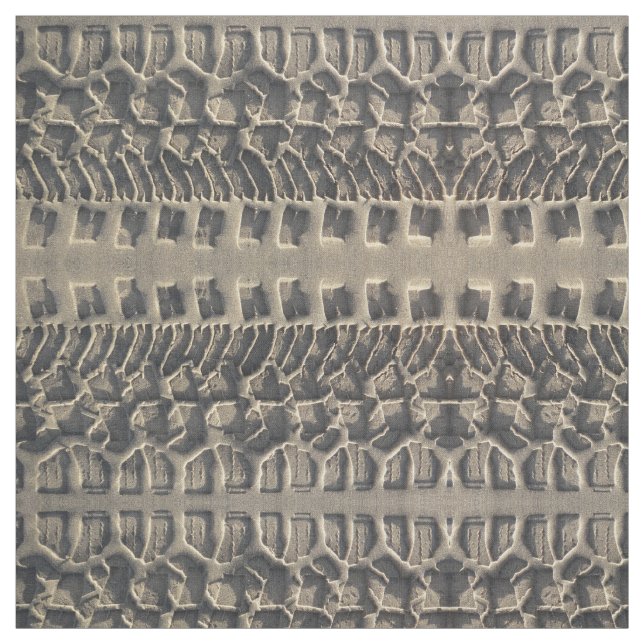 Däck spårar i tyg för strandsandfoto (Provkarta)