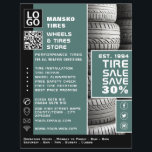 Däck Stack Design, Däck/Däck Specialistbutiken Reklamblad<br><div class="desc">Däck Stack Design,  Däck/Däck Specialist Shop Advertising Flyer från Affärskort Store.</div>