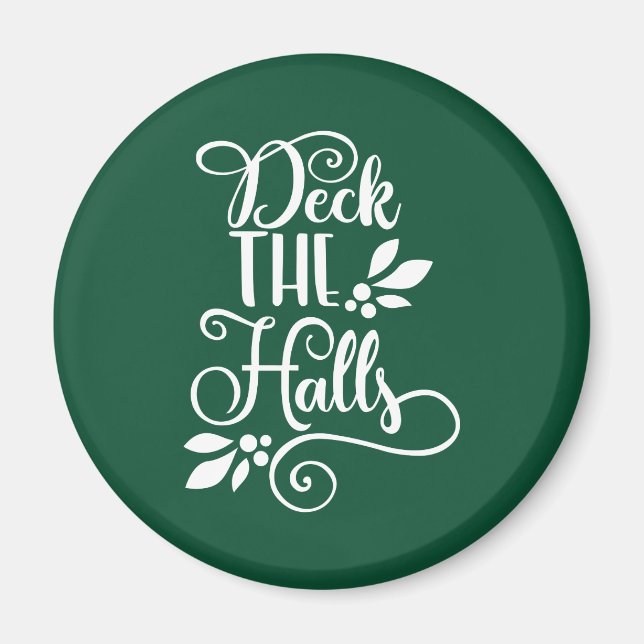 Däcka Helgdagar för bostäderna Typografi Magnet (Framsidan)