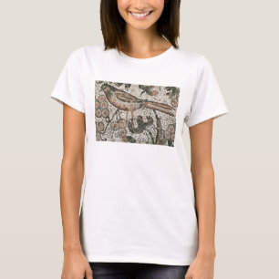 Däcka trottoar som visar en fågel, 4th t-shirt