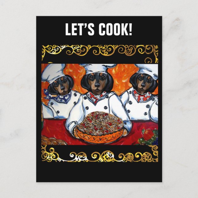 DACKEL   VYKORT (Framsida)