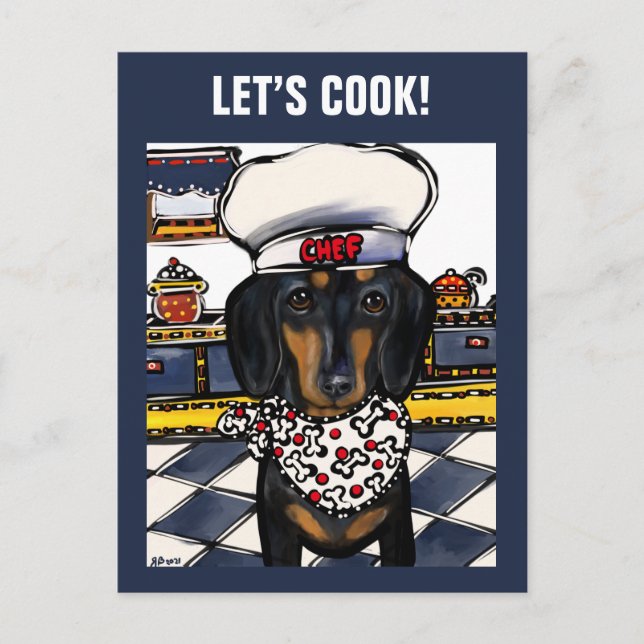 DACKEL   VYKORT (Framsida)