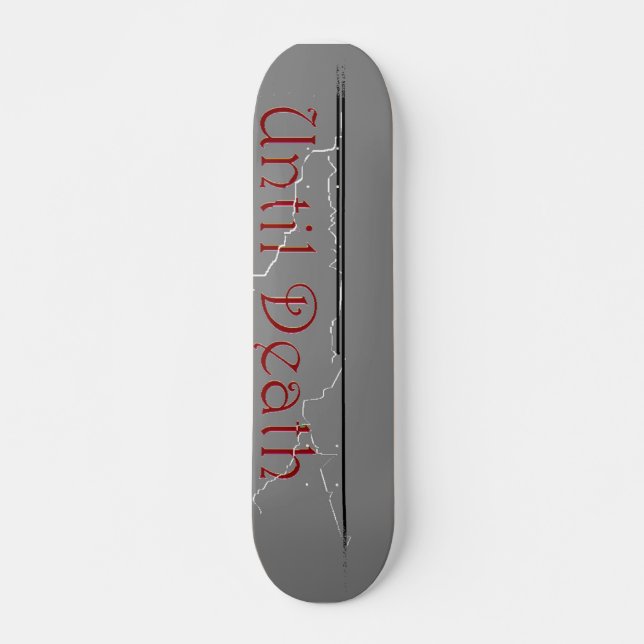 Däcken "Tills döden" Skateboard Bräda 20,5 Cm (Framsida)