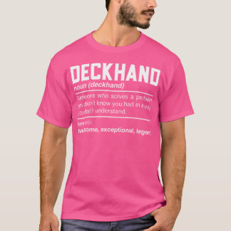 Däckhandsdefinition Sjöman Sjöfarare Marin Substan T Shirt