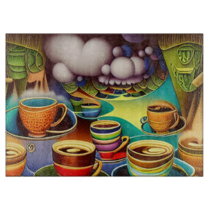 Däcklig mark av Kaffe koppar